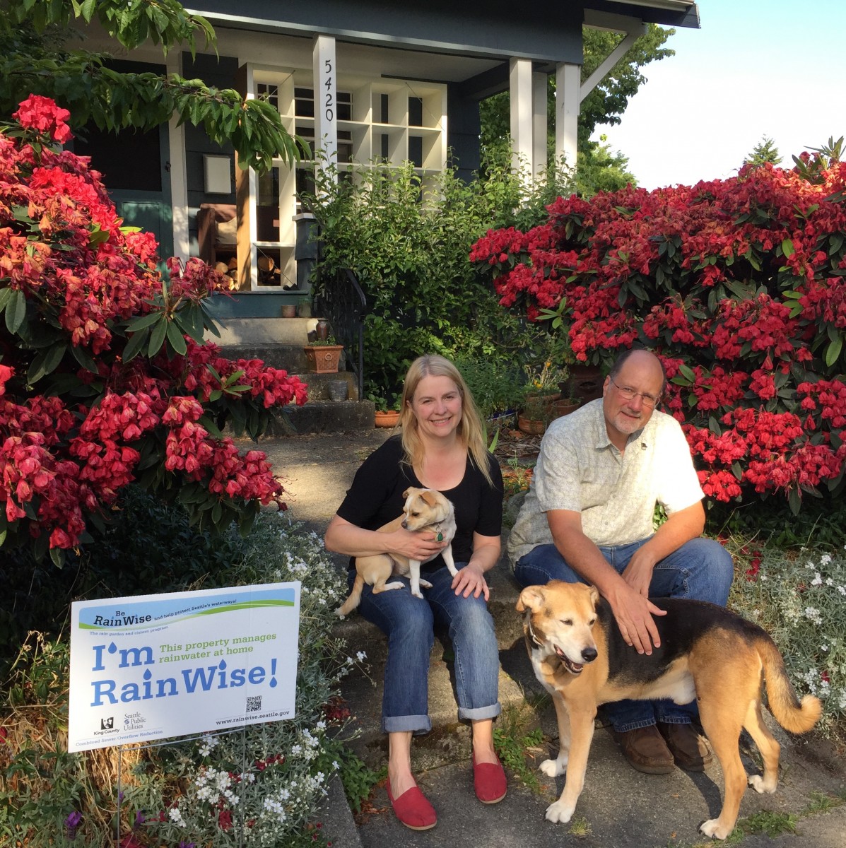Majken and Mike, RainWise Homeowner